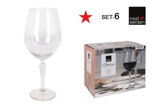 Y Set 6 Copas Vino 60cl Gotica — referência 7610G60S