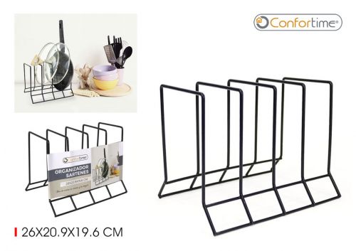 Organizador Frigideira 26x20.9x19.6 Confortime — vista 1
