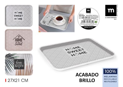 Bandeja De Melamina La Mediterranea — referência BY07032375385
