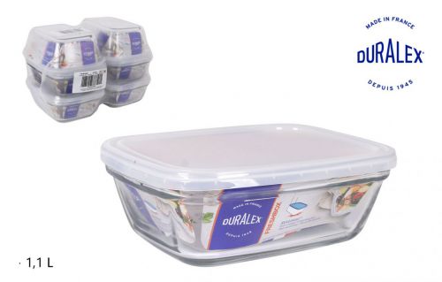 Marmita Ret. 1.1l/19.5x14.6x6.5cm Tampa Transp. — referência TR-5014AF