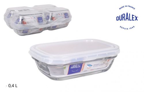 Marmita Ret. 0.4l/15.2x10.5x4.5cm Tampa Transp.