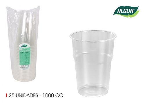 Copo Grande Plastico Algon — vista 1