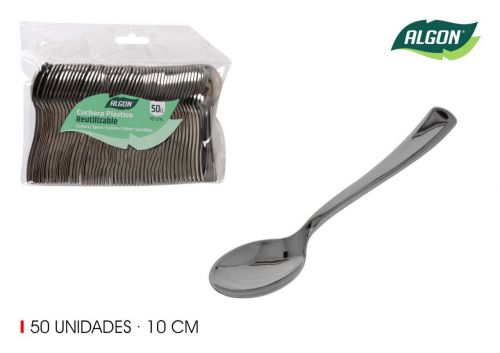 Conjunto50 Colher De Prova De Prata 10 Algon — vista 1