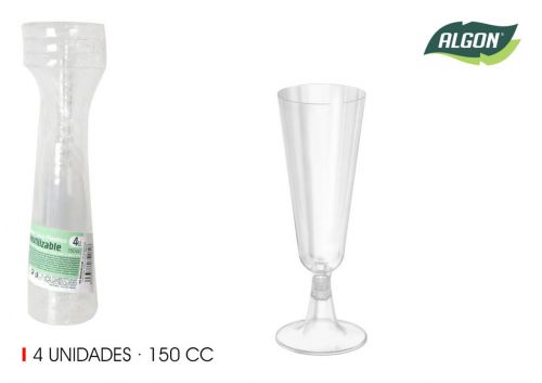 Copo Cava Com Base Algon — referência BA01054275181
