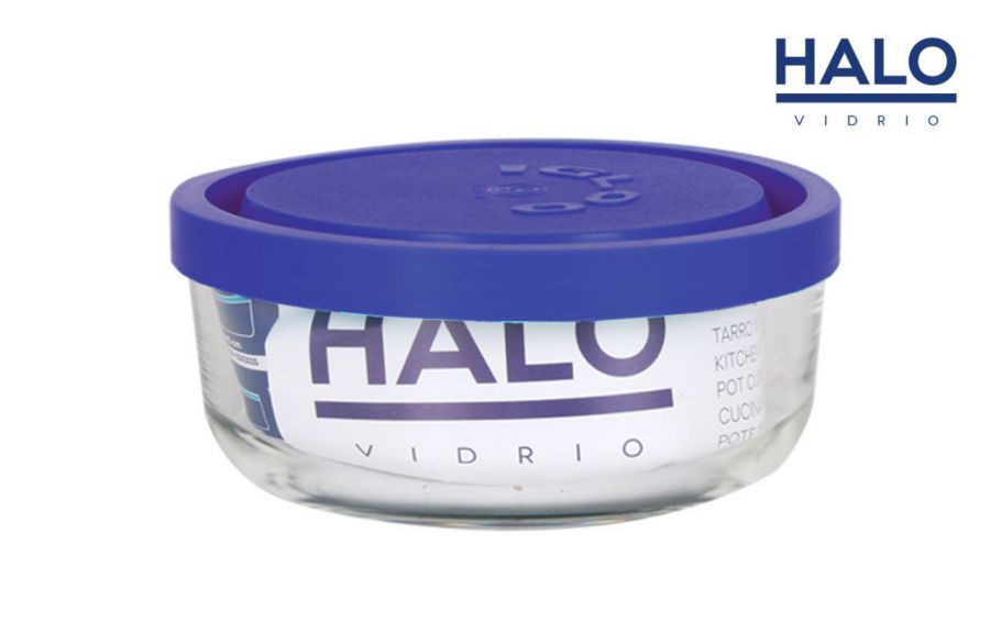 Jarro Hermetico Com Tampa Turquesa 11cm Frige