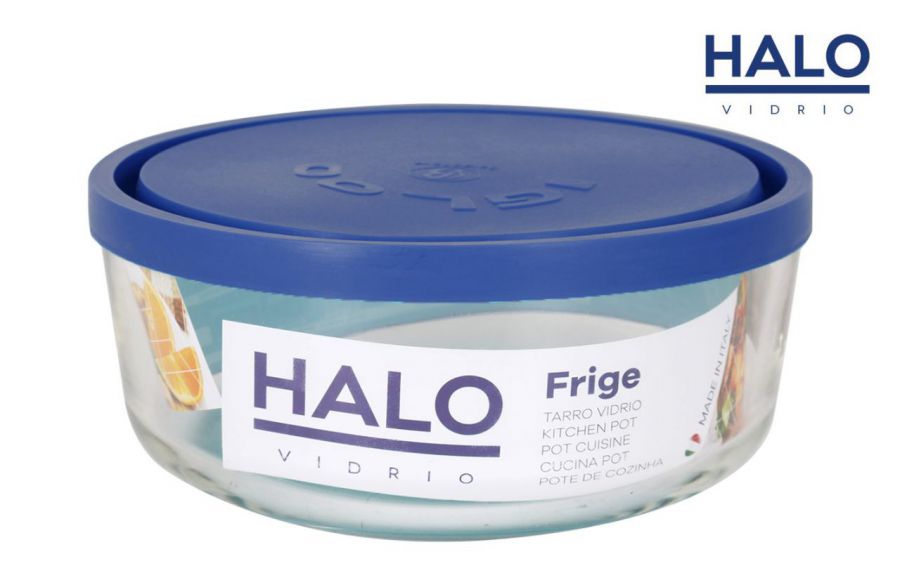 Jarro Hermetico Com Tampa Turquesa 22cm Frige — referência FM-13243120