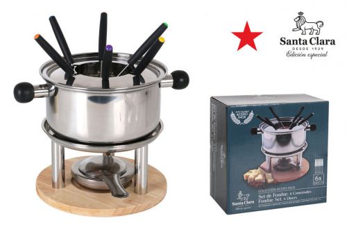 G Y Fondue Acero Inox 6 Comens. Santa Clara — referência MKT59652