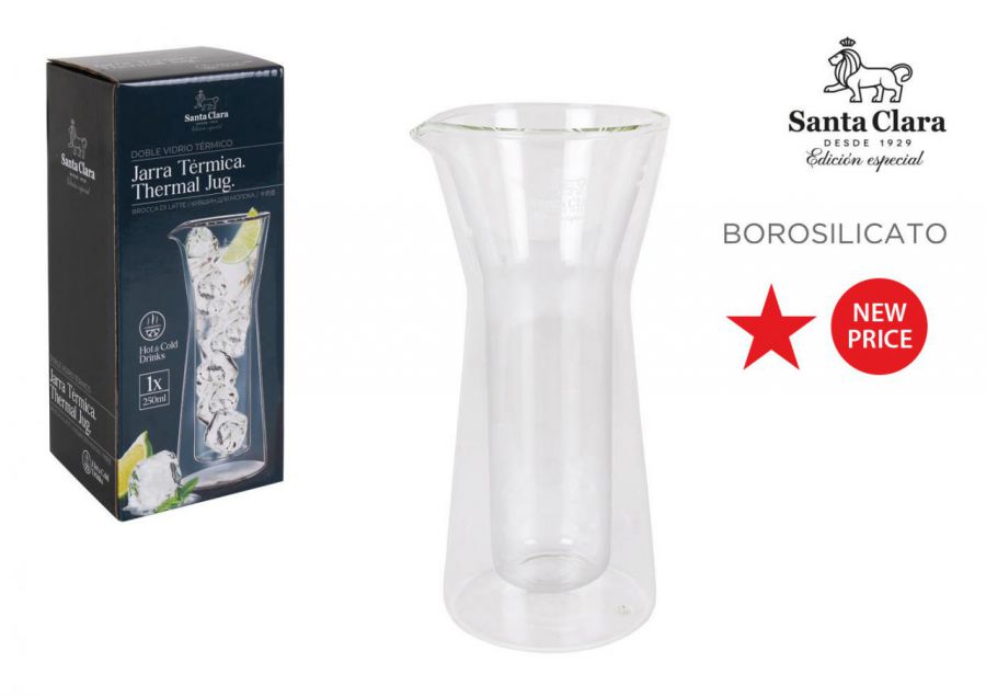 Y Jarra Lechera Boro.250ml Santa Clara — referência MKT59737INT