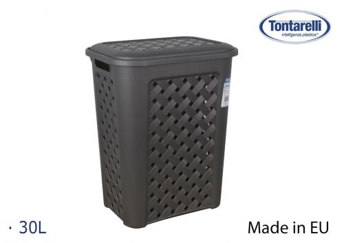 Cesto De Roupa Suja C/Tampa 30 L Ariann