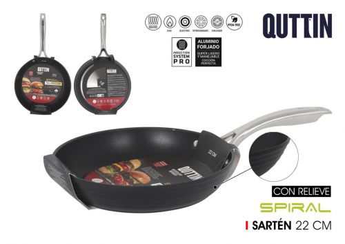Pan 22cm Alum.forj.ind.full Spiral Quttin — vista 1