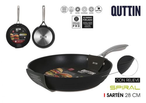 Pan 28cm Alum.forj.ind.full Spiral Quttin