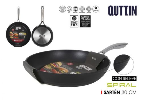 Pan 30cm Alum.forj.ind.full Spiral Quttin — vista 1