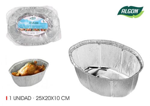 Bandeja Oval De Frango Inteiro Algon — vista 1