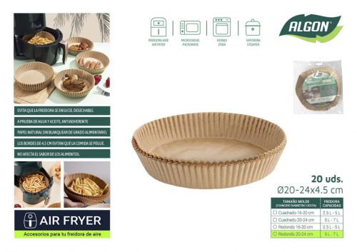 Base De Papel Para Airfryer Algon