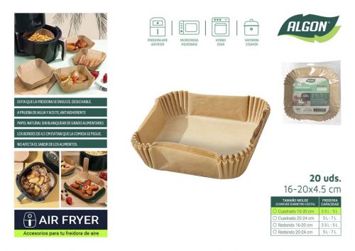 Base De Papel Para Airfryer Algon — referência BA01043675851