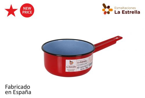 Y Cazo Recto 14cm  Rojo