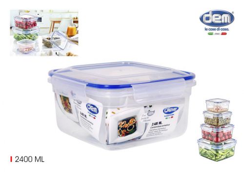 Fiambreiro Hermetico 2400ml Dem — vista 1