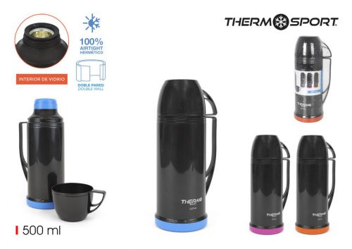 Garrafa Vacuo Plast. C/Copo 050l Thermosport — vista 1