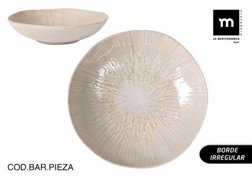 Prato Fundo 21cm Anya Ib+rica Brilhante — referência ANY28102