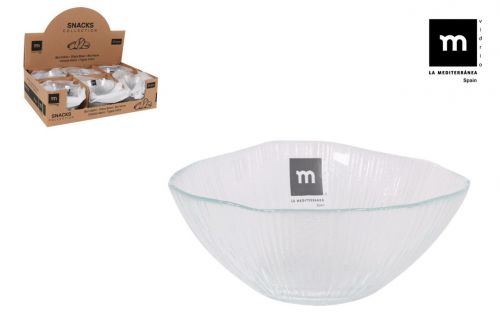 Tigela Vidro  Snacks Transparente  125x5cm — referência 638T1803