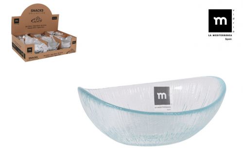 Tigela Vidro  Snacks Transparente  125x5cm — referência 638T2113