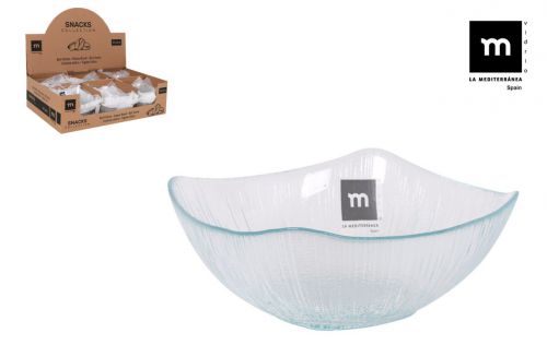 Tigela Vidro Snacks Transparente 14x55cm — vista 1