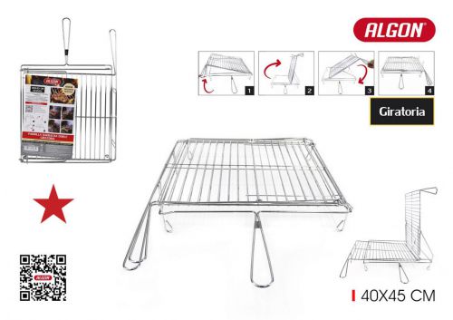 Churasco Dupla 40x45cm Algon Bbq — referência BY01010575885