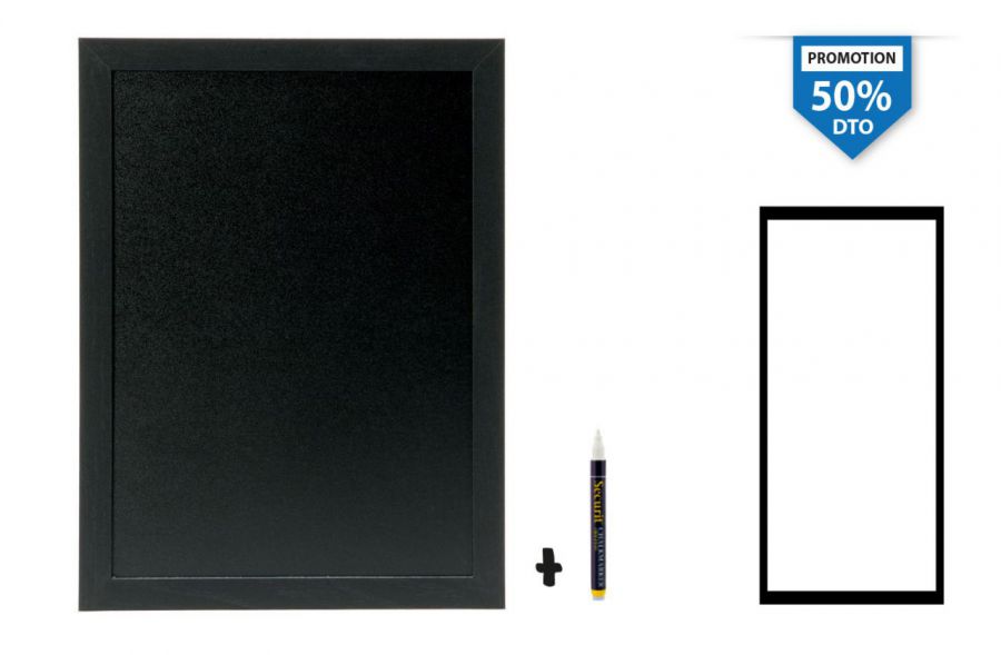 50 24 Pizarra Pared Negra Woody+marcad. T — referência B645WBWBL2040