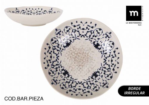 Plato Hondo 21cm Jerica Iberica Brillo — referência JER28102