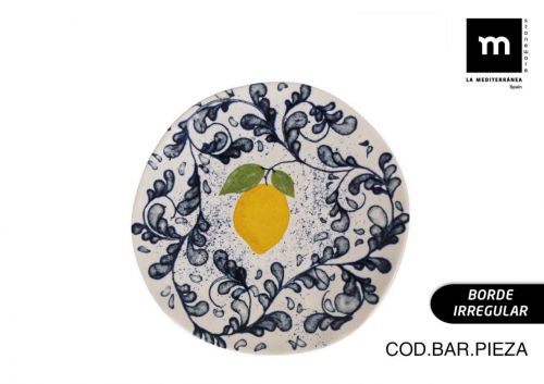 Prato De Sobremesa 20cm Limoi Ib+rica Brilhante — referência LIM28104