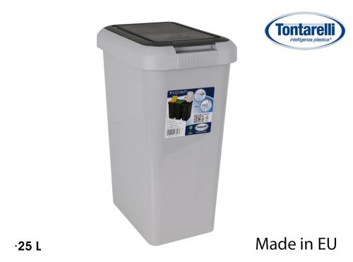 Lixeira De 25l Touchlif Com Dupla Abertura Cin — referência 8104308ACA