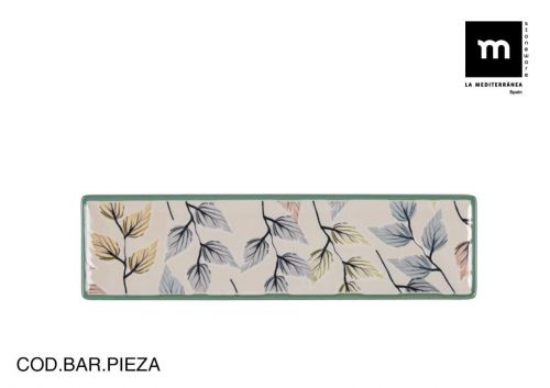 Travessa Retangular 30x8cm Tardor Elite Gloss — referência FM-TAR25014
