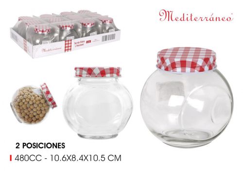 Bote Vidrio Mediterraneo — vista 1