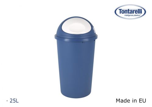Caixote Do Lixo W / Cover 25l Aro Pequeðo Azul — vista 1