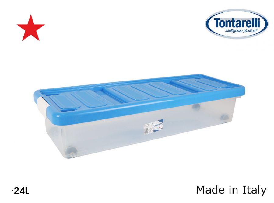 Y Caja Almacenaje Baja C/Ruedas 24 L Trans — referência 8034584CAS1