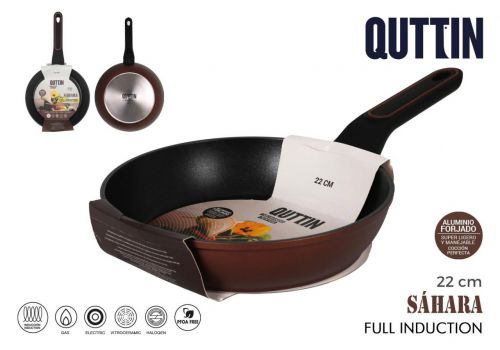 F Sarten 22cm Alum. Forj. M/Soft Full Saha — referência QT-878SH022