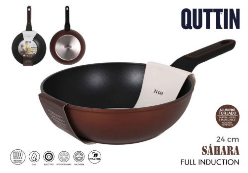 F Wok 24cm Alum. Forj. M/Soft Full Sahara — vista 1