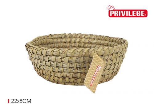 Cesto Conico Vime Redondo  22x8cm  Kor — referência 36504CKR22