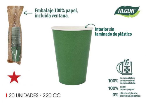Copo De Papel Algon — vista 1