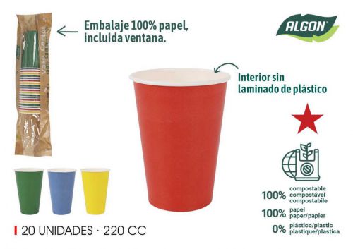 Copo De Papel Algon — vista 1