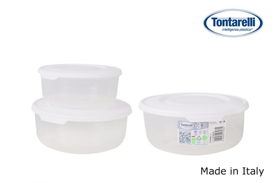 Conjunto De 3 Recipientes Para Lanche Vermelhos