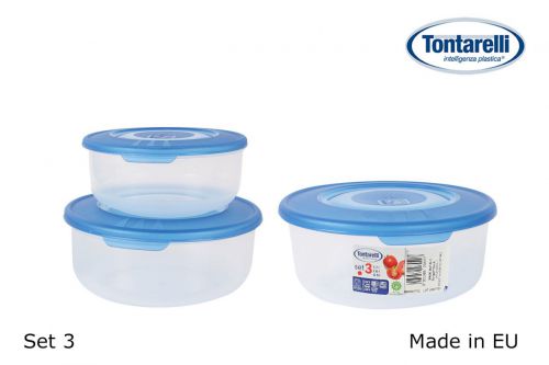 Ek Conjunto De 3 Recipientes Para Lanche Vermelh