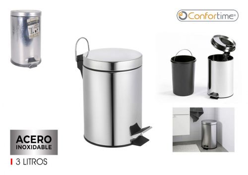 Balde Com Pedal 3lt. Confortime — vista 1