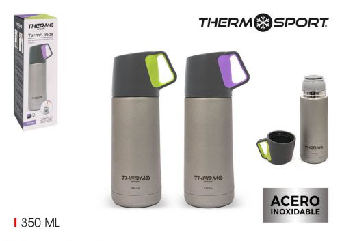 Garrafa Vacuo Inox Fosca 350ml C/Cop Thermosport — referência BY01031275891