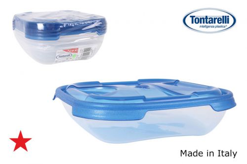 Yset 4 Fiambreras Cuadrada 0.5 L Nuvolat/Azul — vista 1