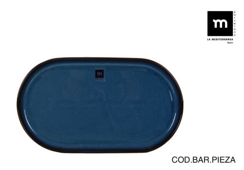 Bandeja Oval 30.5x17.5cm Chester Blue — vista 1