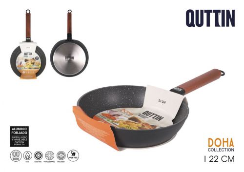 Pan 22cm Alum. Forj. Full Doha Quttin — referência QT-878DH022