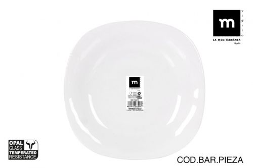 Plato Postre 21.5cm Opal Palaos Md