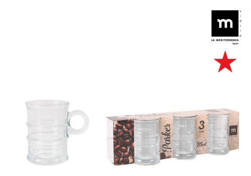 Y Set 3 Tazas Cafe 85ml Parker Md