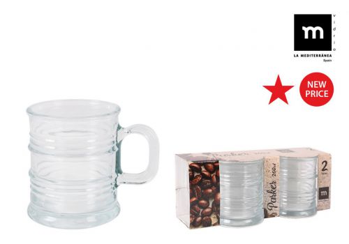 Y Ek Set 2 Tazas Desayuno 260ml Parker Md — referência 832086